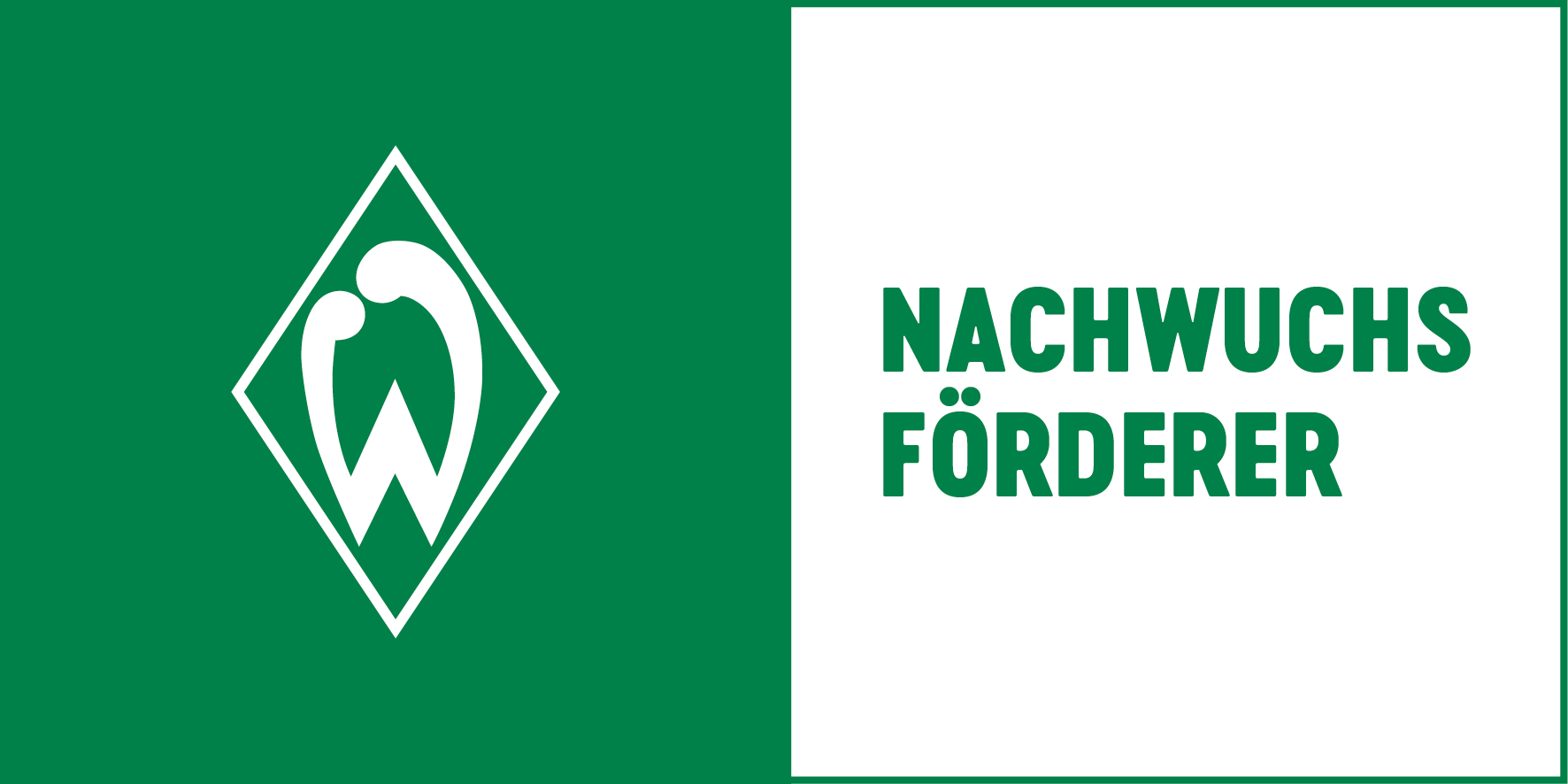 Wir sind Werder Bremen Nachwuchsförderer